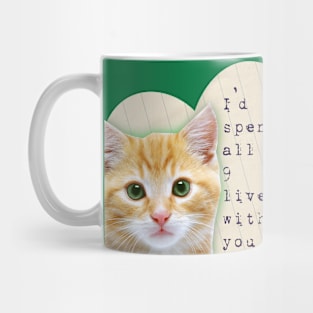 kitty cat love Mug